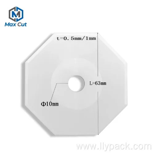 Cutting Round Leather Zirconia Ceramic Round Blade